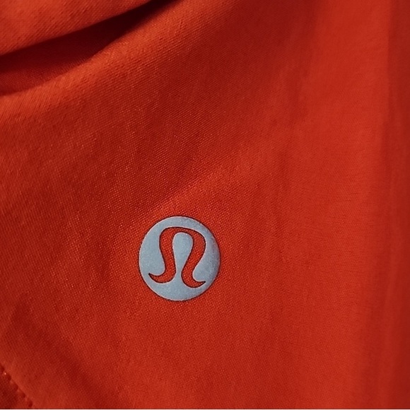 Lululemon 10 Orange Running Shorts - Excellent Condition - Picture 3 of 3